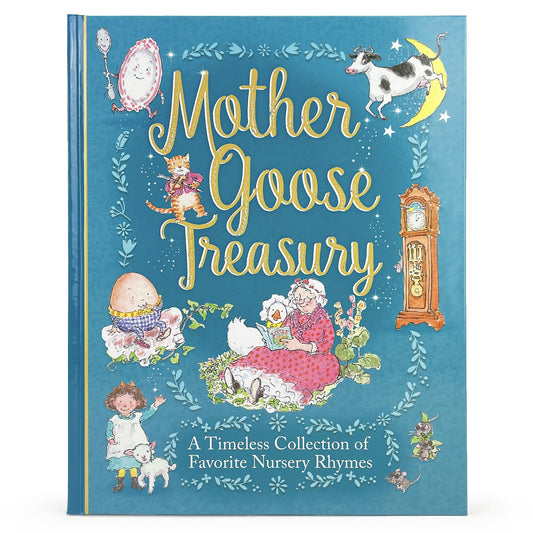 Mother Goose Treasury: A Beautiful Collection of Favorite Nursery Rhymes for Children (Hardcover Storybook Treasury) - 2333