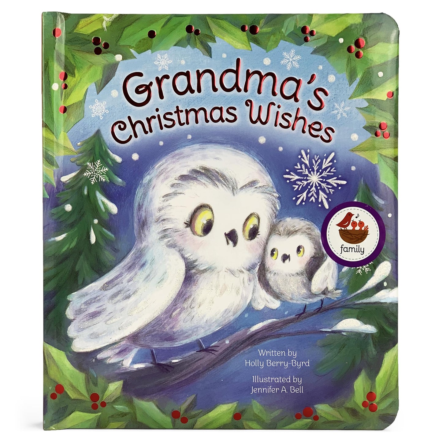 Grandma's Christmas Wishes Keepsake Padded Board Book Children's Gift - 9732