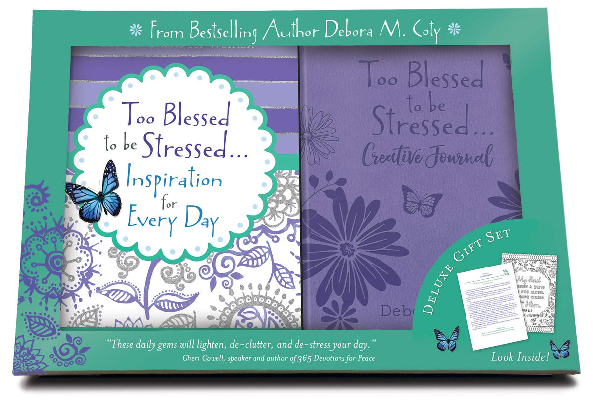Too Blessed to be Stressed Box Set (Book + Journal)