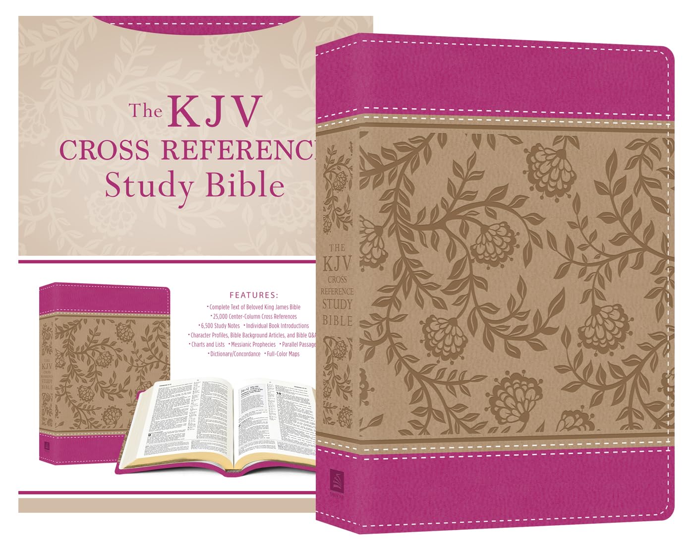 KJV Cross Reference Study Bible Compact [Peony Blossoms] - 172