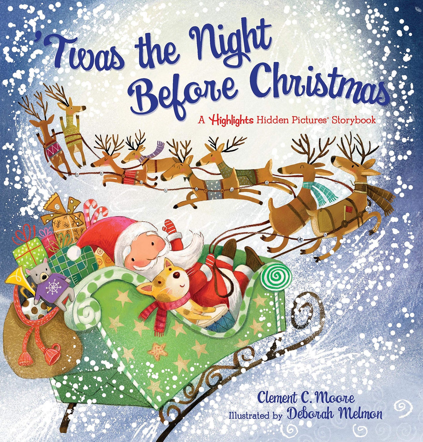 'Twas the Night Before Christmas: Christmas Storybook with Seek-and-Find Puzzles for Kids 4-8, Over 120 Hidden Objects (Highlights Hidden Pictures Storybooks)
