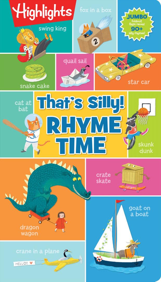 That's Silly!(TM) Rhyme Time (Highlights Hidden Pictures Foldout-Fun Puzzle Books) - 9456