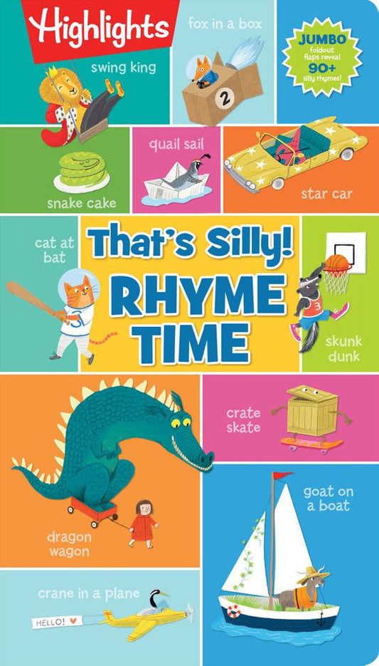 That's Silly!(TM) Rhyme Time (Highlights Hidden Pictures Foldout-Fun Puzzle Books) - 9456