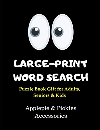 Large Print Word Search Puzzle Book Gift for Adults, Seniors & Kids: Word Finds Searches Book Gift for Seniors Adults & Children Large Print|Easy Family Fun for All Ages