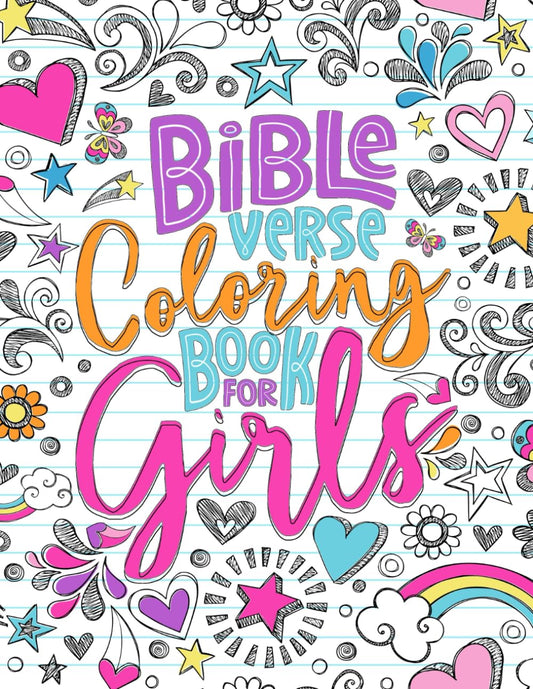 Bible Verse Coloring Book for Girls - 1240