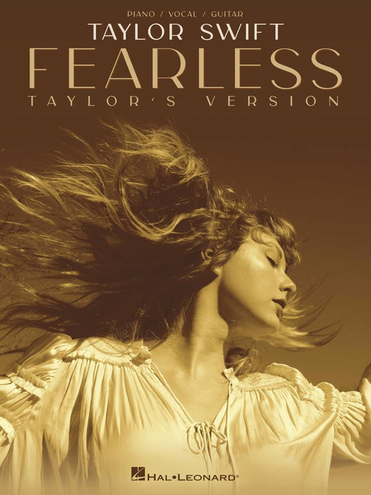 Taylor Swift - Fearless (Taylor's Version) Piano/Vocal/Guitar Songbook - Taylor Swift Sheet Music Book with All 19 Tracks - Taylor Swift Songbook with 6 Additional Songs - 6029