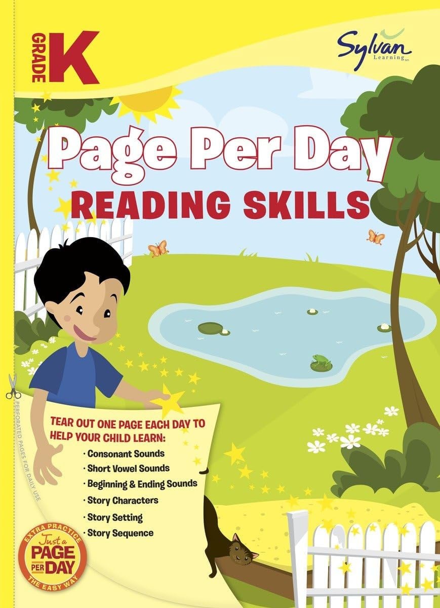 Kindergarten Page Per Day Reading Skills