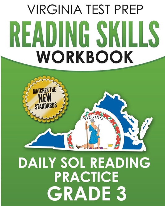 VIRGINIA TEST PREP Reading Skills Workbook Daily SOL Reading Practice Grade 3: Preparation for the SOL Reading Tests - 2764