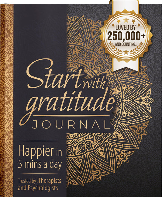 Start With Gratitude: Daily Gratitude Journal | Positivity Diary for a Happier You in Just 5 Minutes a Day - 7516
