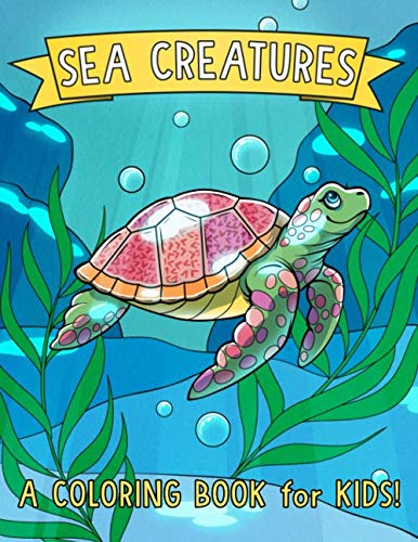 Sea Creatures: A Coloring Book for Kids! - 347
