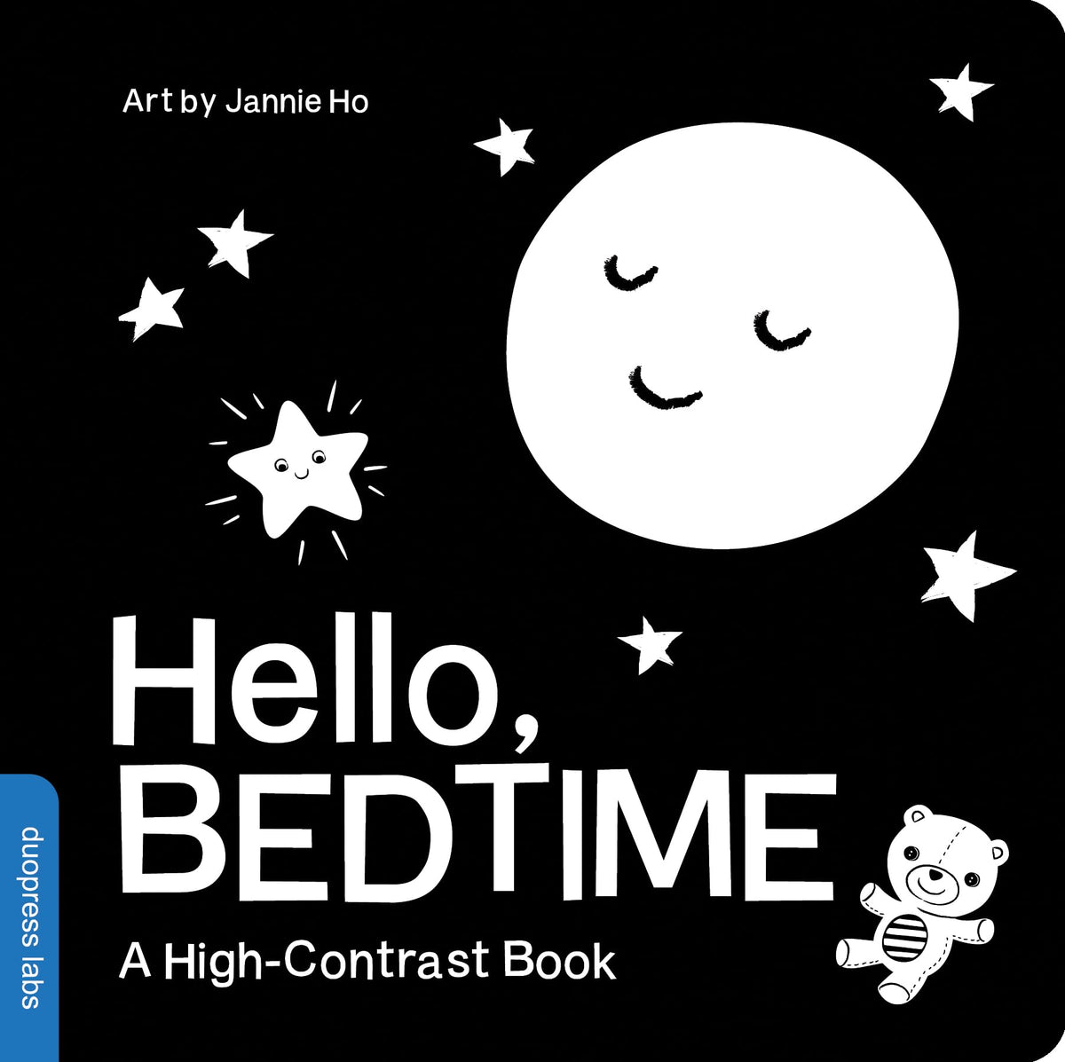 Hello, Bedtime: A High-Contrast Board Book for Babies, Perfect for a Shower Gift