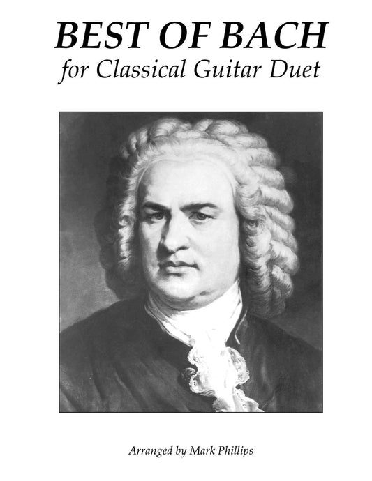 Best of Bach for Classical Guitar Duet - 7006