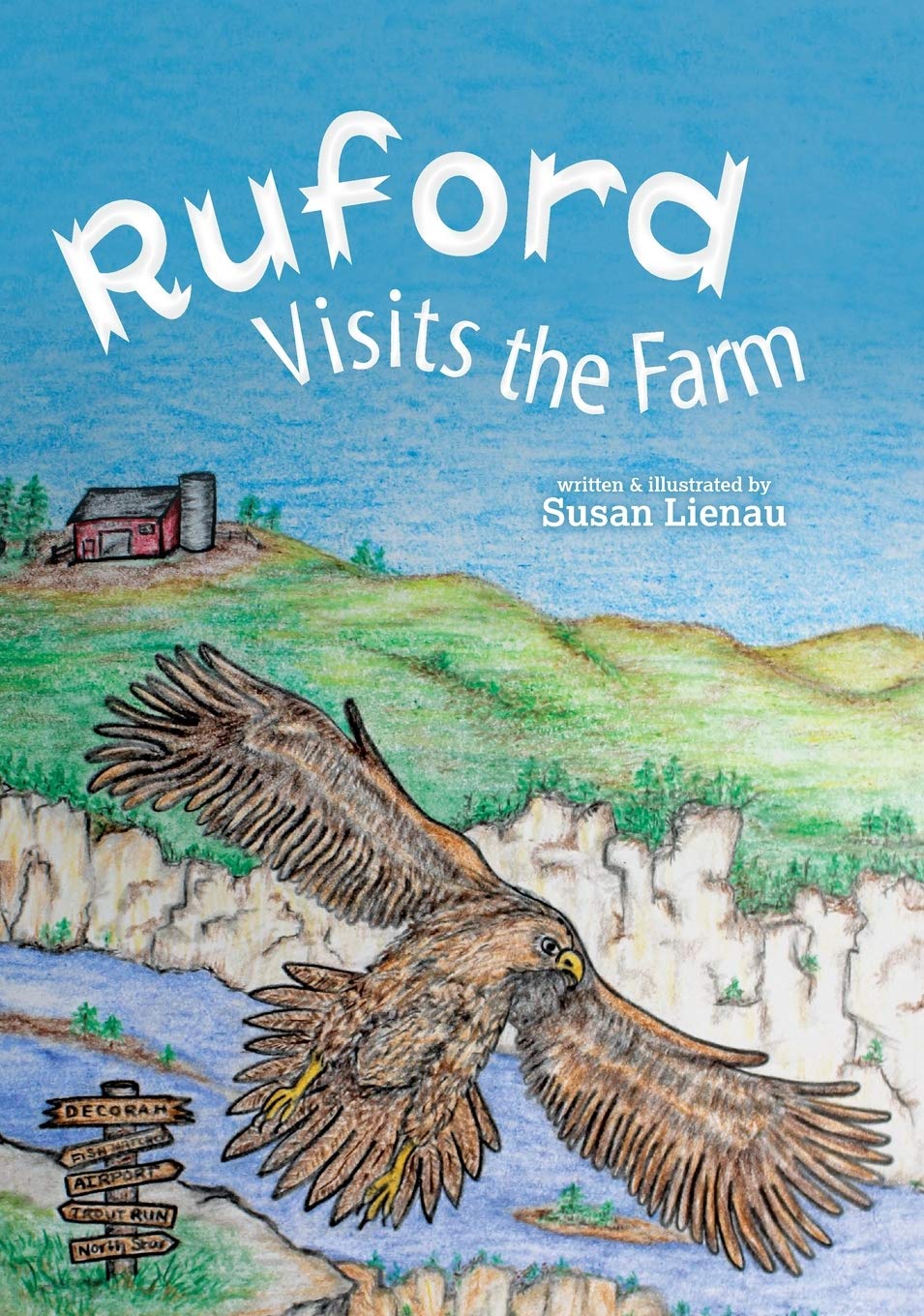 Ruford Visits the Farm (Ruford the Eagle) - 6785