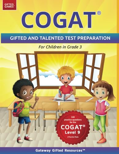 COGAT Test Prep Grade 3 Level 9: Gifted and Talented Test Preparation Book - Practice Test/Workbook for Children in Third Grade - 7761