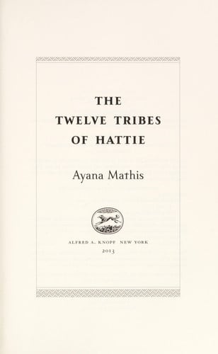 The twelve tribes of Hattie