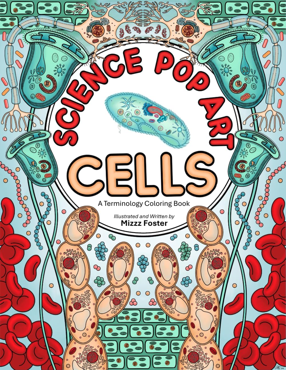 Science Pop Art Cells - 7555