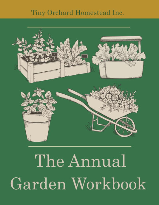 The Annual Garden Workbook: Four Year Vegetable Garden Journal (Homesteading Workbooks) - 3562