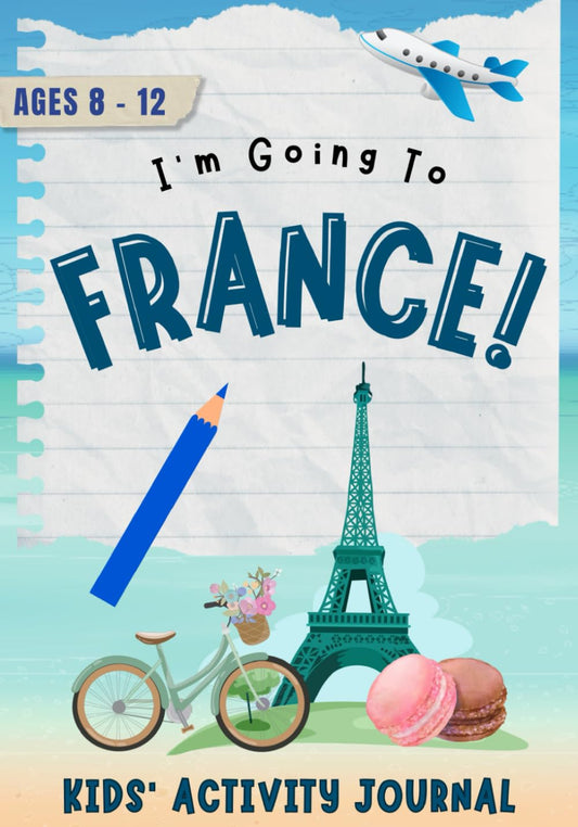 France Activity Journal for Kids: Ages 8 - 12 Writing Prompts, Games, Puzzles, Templates and More! - 698