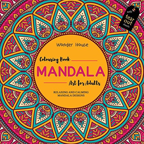 Mandala Art Colouring Books for Adults with Tear Out Sheets