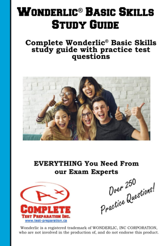 Wonderlic Basic Skills Study Guide: Complete Wonderlic® Basic Skills study guide with practice test questions - 3811