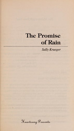The Promise of Rain