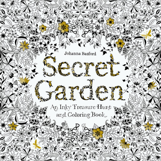Secret Garden: An Inky Treasure Hunt and Coloring Book for Adults - 1876