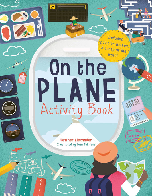 On The Plane Activity Book: Includes puzzles, mazes, dot-to-dots and drawing activities - 9576