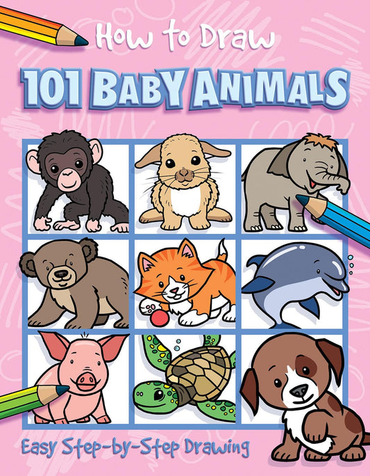 How to Draw 101 Baby Animals - 2406