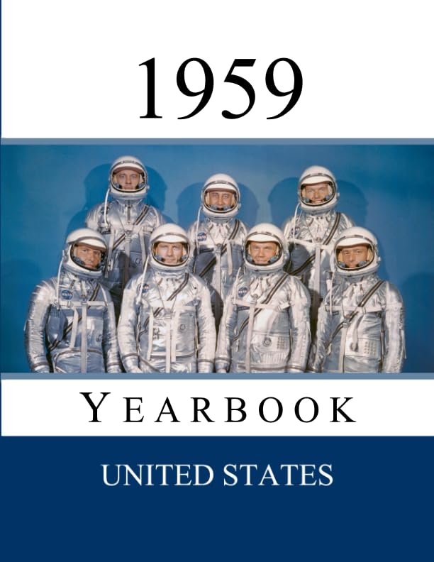 1959 US Yearbook: Original book full of facts and figures from 1959 - Unique birthday gift / present idea. - 8084