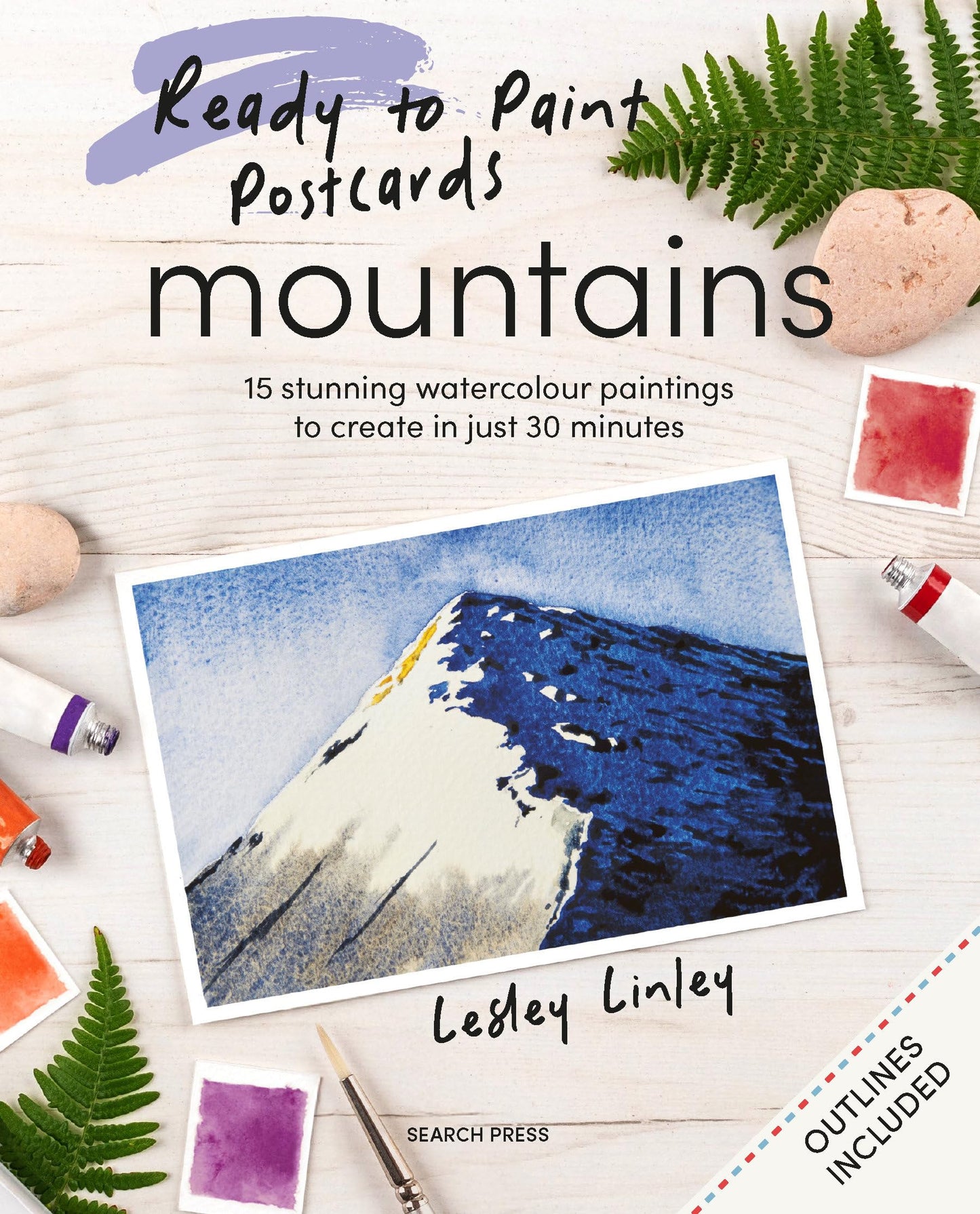 Ready to Paint Postcards: Mountains: 15 stunning watercolour paintings to create in just 30 minutes
