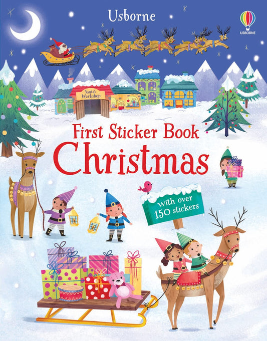 First Sticker Book Christmas: Enchanting Holiday Decorating Fun with over 150 Stickers, Perfect for Toddlers and Preschoolers (First Sticker Books) - 8684