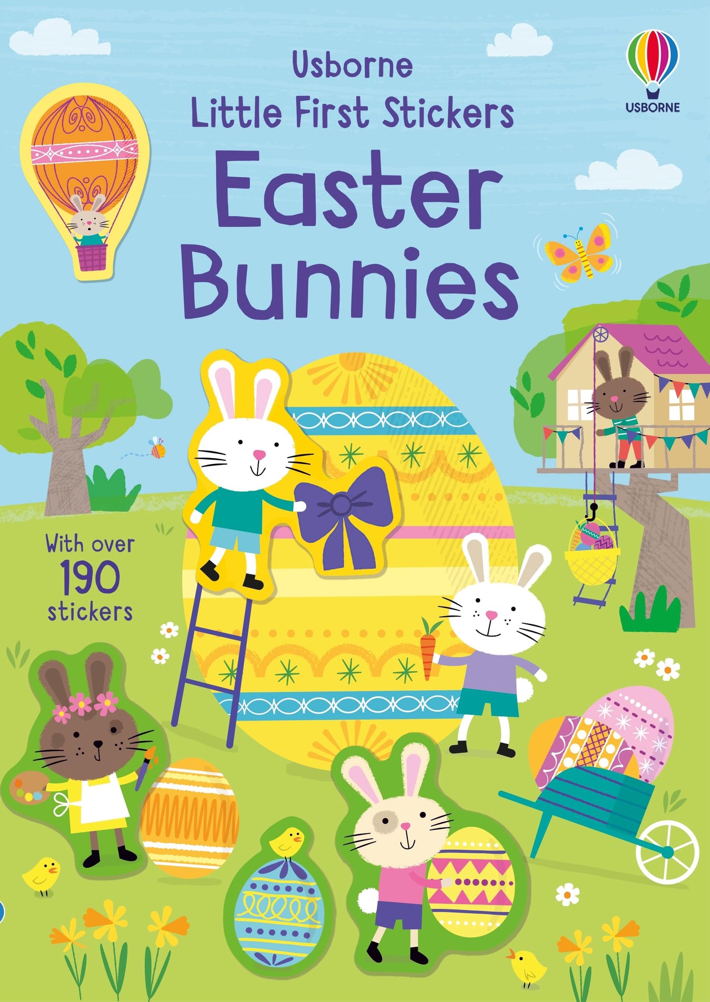 Little First Stickers Easter Bunnies: An Easter And Springtime Book For Kids – An Activity Book with 190+ Charming Illustrations for Children (Ages 3-5)