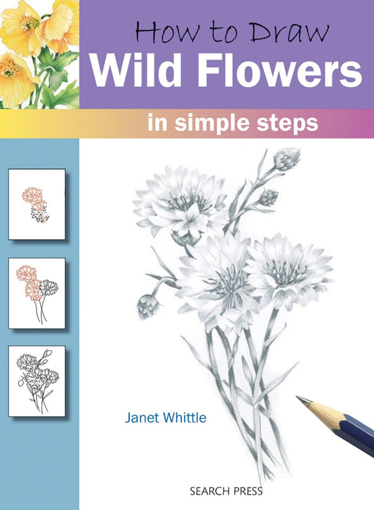 How to Draw Wild Flowers in Simple Steps - 6538