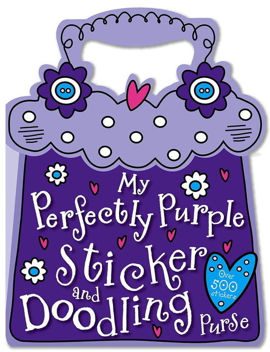 My Perfectly Purple Sticker and Doodling Purse - 1302