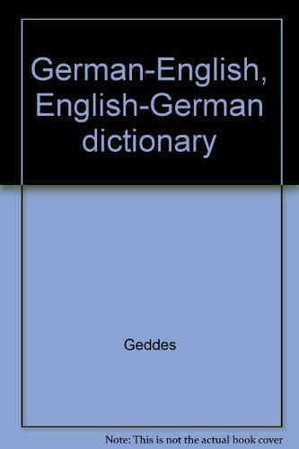 German-English Dictionary (English and German Edition)