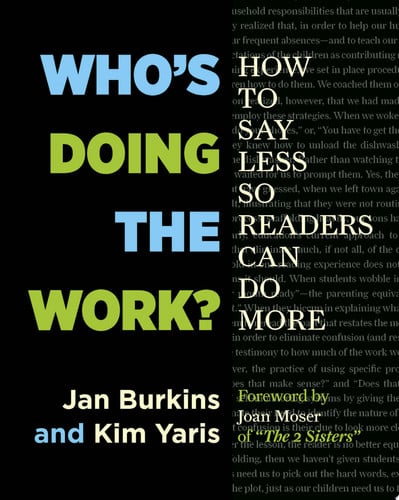 Who's doing the work? how to say less so readers can do more