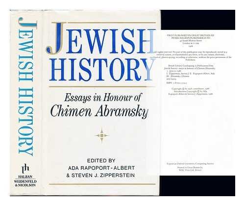 Jewish history: Essays in honour of Chimen Abramsky