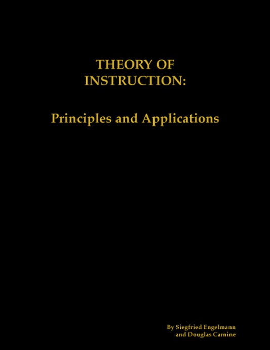 Theory of Instruction: Principles and Applications - 439