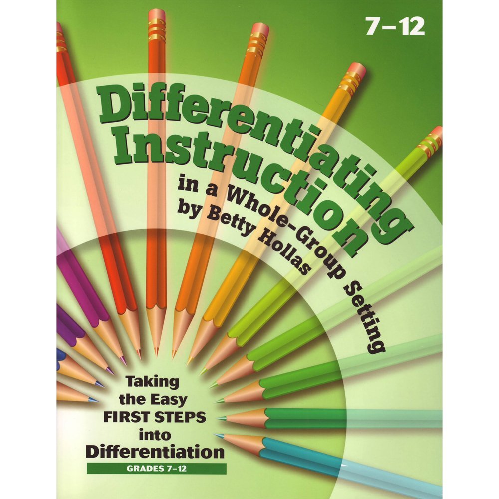 Essential Learning Products Grades 7-12 Differentiating Instruction in a Whole-Group Setting Book Aid