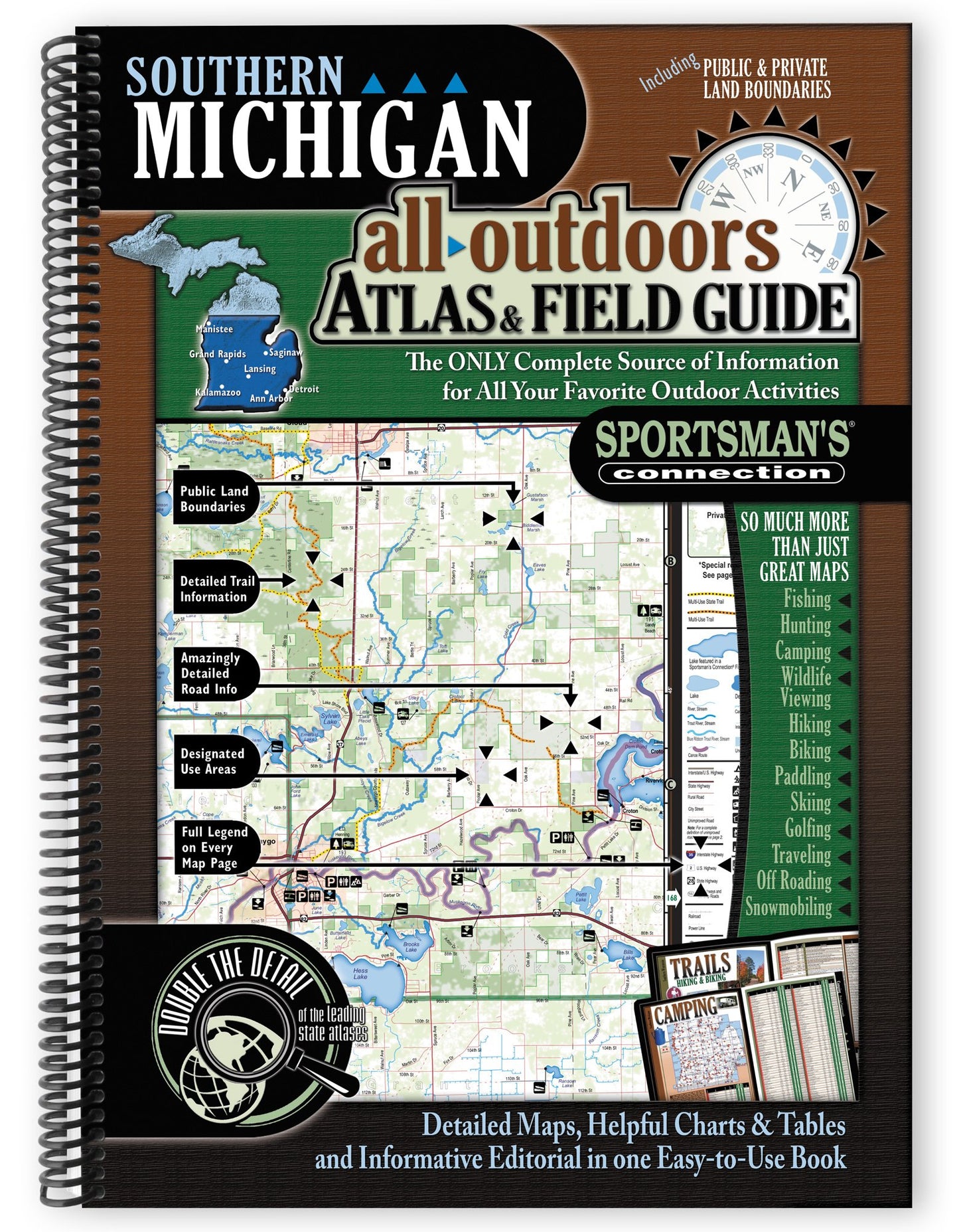 Southern Michigan All-Outdoors Atlas & Field Guide - 7894