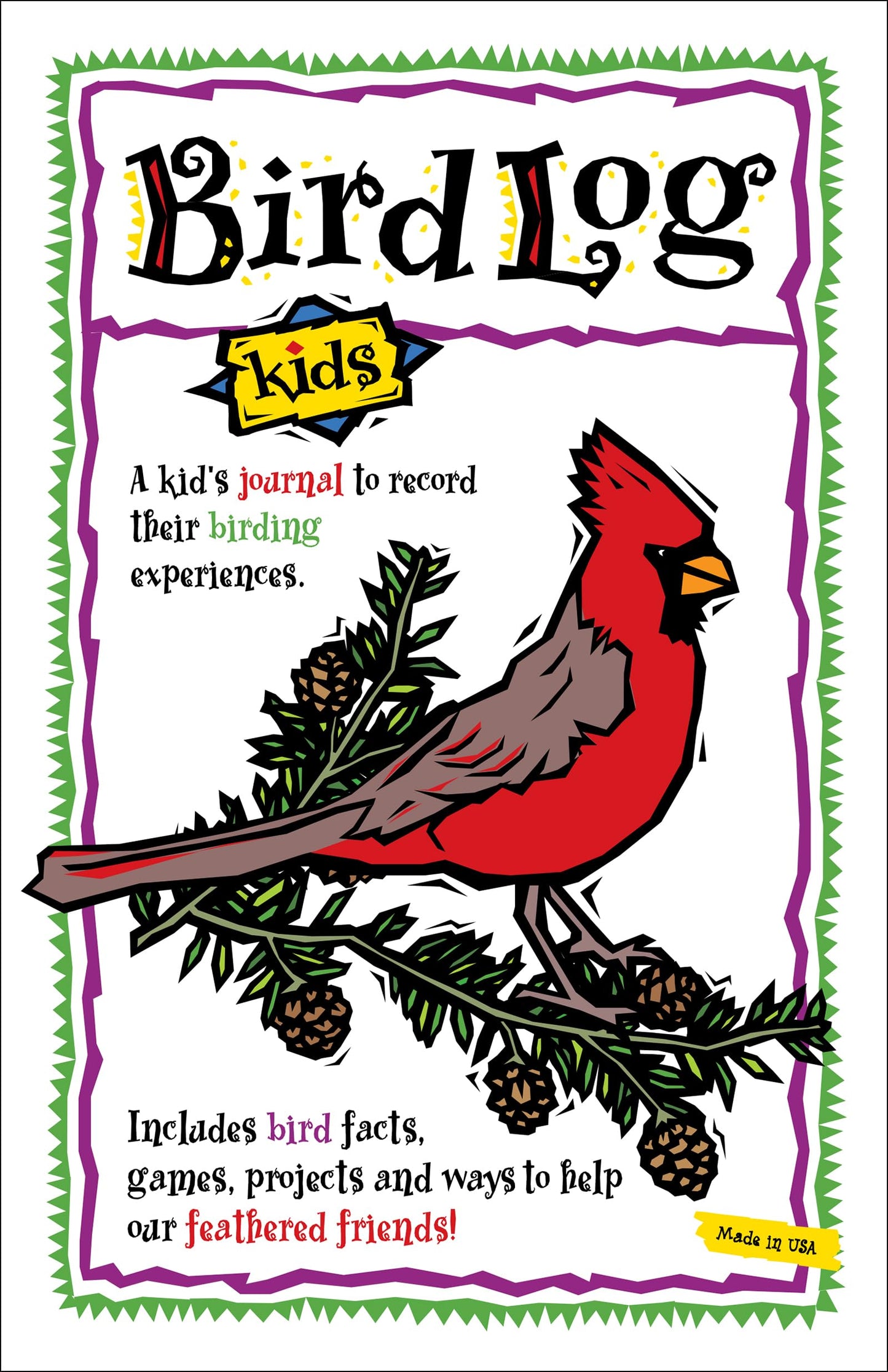 Bird Log Kids: A Kid’s Journal to Record Their Birding Experiences (Nature Journals)