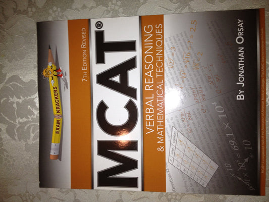 Examkrackers MCAT: Verbal Reasoning and Mathematical Techniques