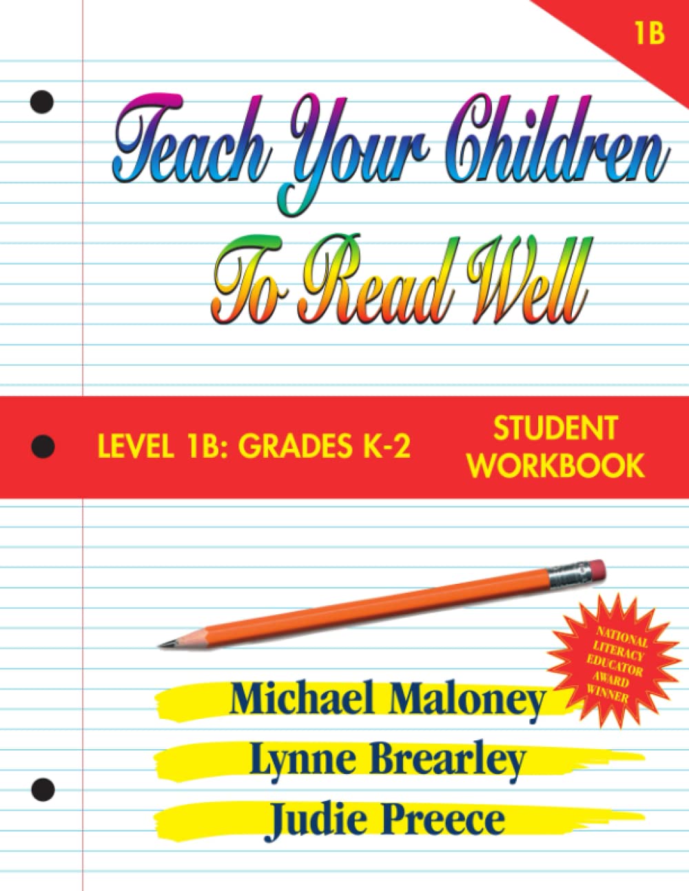 Teach Your Children to Read Well Level 1B Student Workbook - 8821
