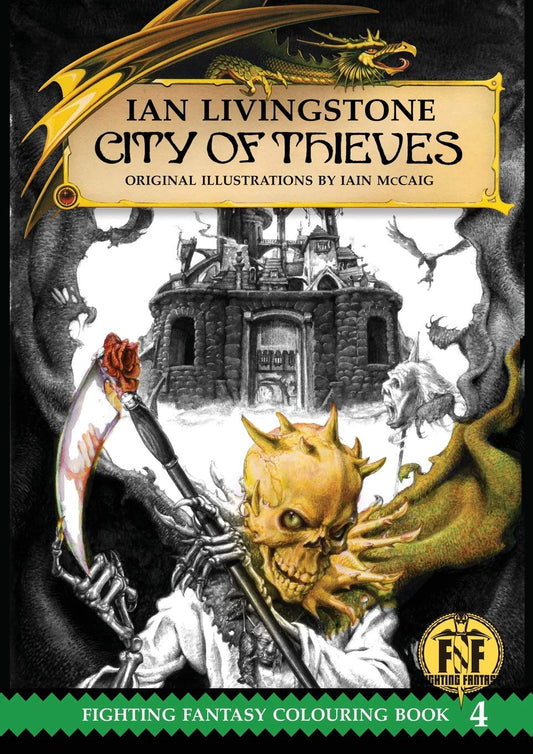 Official Fighting Fantasy Colouring Book 4: City of Thieves - 2919