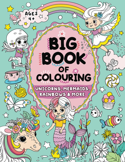 Big Book of Colouring for Girls: Children Ages 4+ (Big Books of Colouring (Ages 4+)) - 3333