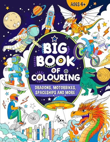Big Book of Colouring for Boys: For Children Ages 4+ (Big Books of Colouring (Ages 4+)) - 3951