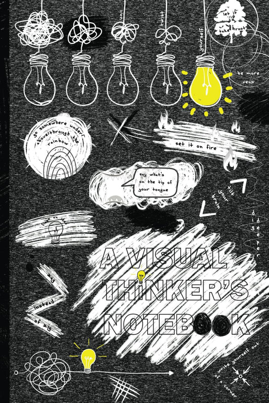 A Visual Thinker's Notebook: A Unique Visual Journal with Prompts for Creative Writing, Self-Reflection, Doodling, Brainstorming, and More - 6458
