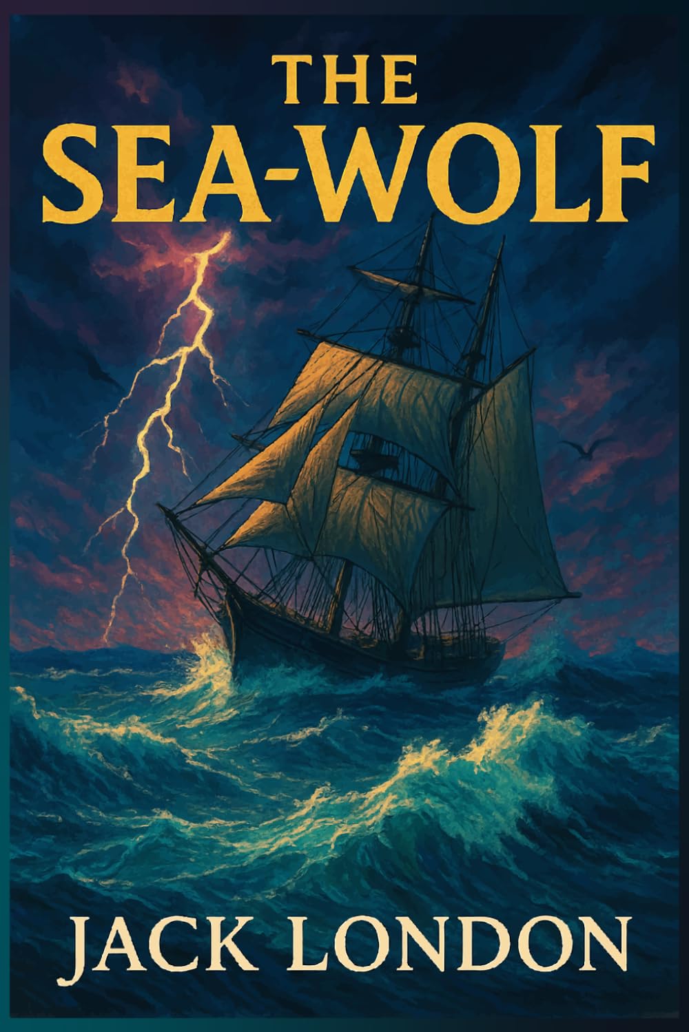 The Sea-Wolf: Illustrated Book by Jack London