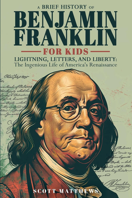 A Brief History of Ben Franklin For Kids - Lightning, Letters, and Liberty: The Ingenious Life of America's Renaissance Man - 867