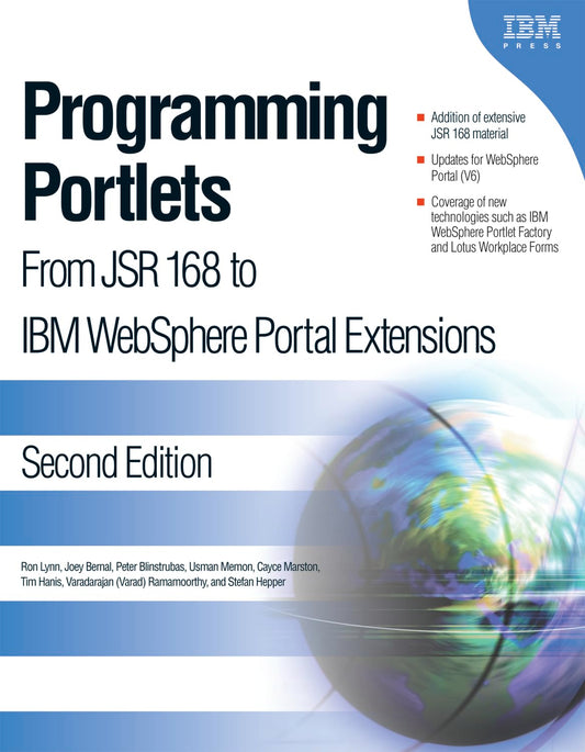 Programming Portlets: From JSR 168 to IBM WebSphere Portal Extensions - 107